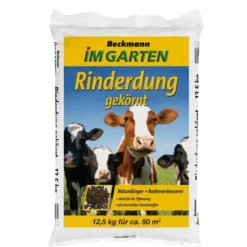 Estiércol De Vaca Granulado 12,5kg - Abono Orgánico Natural Para Tu Jardín
