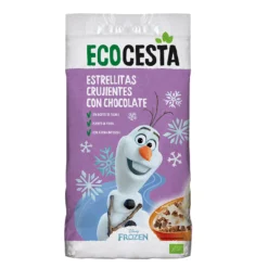 Estrellitas de Cereales Crujientes con Chocolate Bio KIDS edición Disney Ecocesta 375 gr