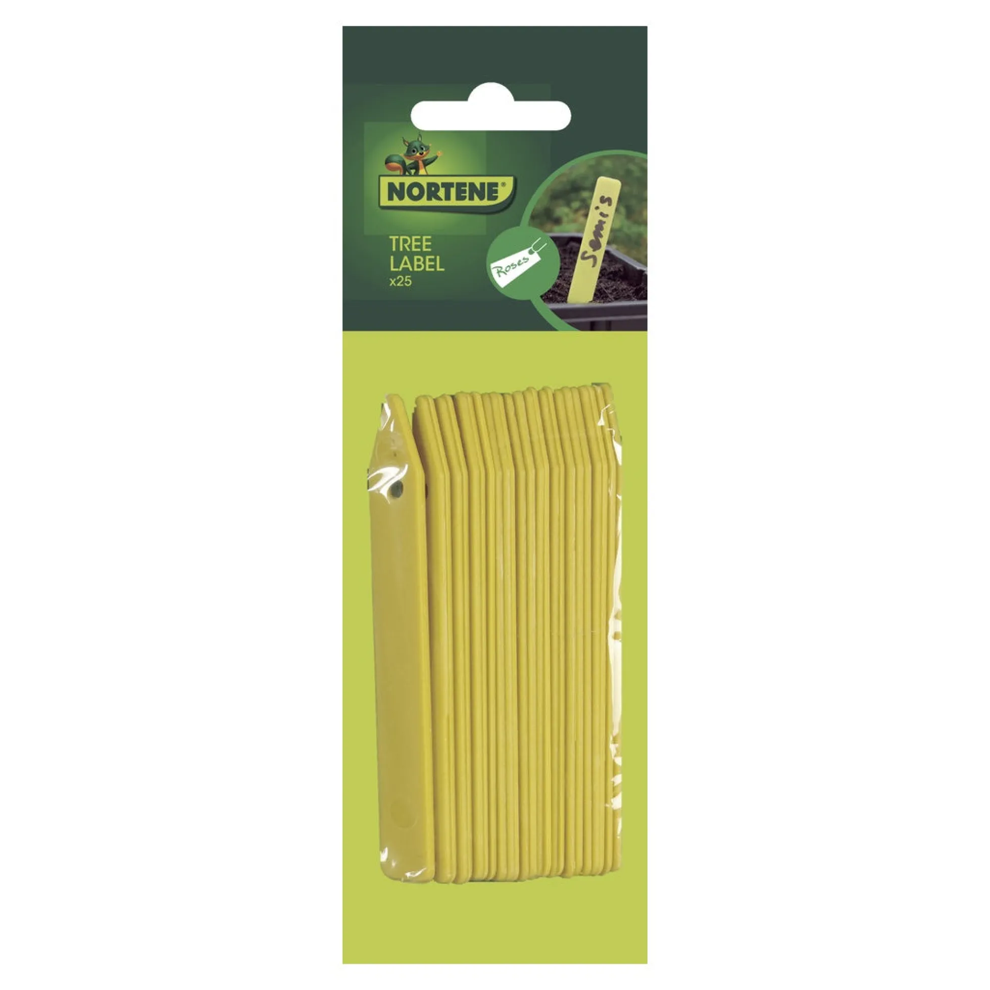Etiqueta Rama 10 Cm Amarillo Nortene