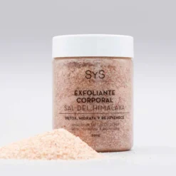 Exfoliante Corporal con Sal del Himalaya SYS 350 g | Exfoliación Mineral | Rosa Mosqueta, Aguacate y Jojoba | Vegano