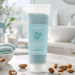 Exfoliante Corporal de Almendras Dulces y Yogur Labnatur 250 ml | Exfoliación Suave | Piel Sensible | Renovación