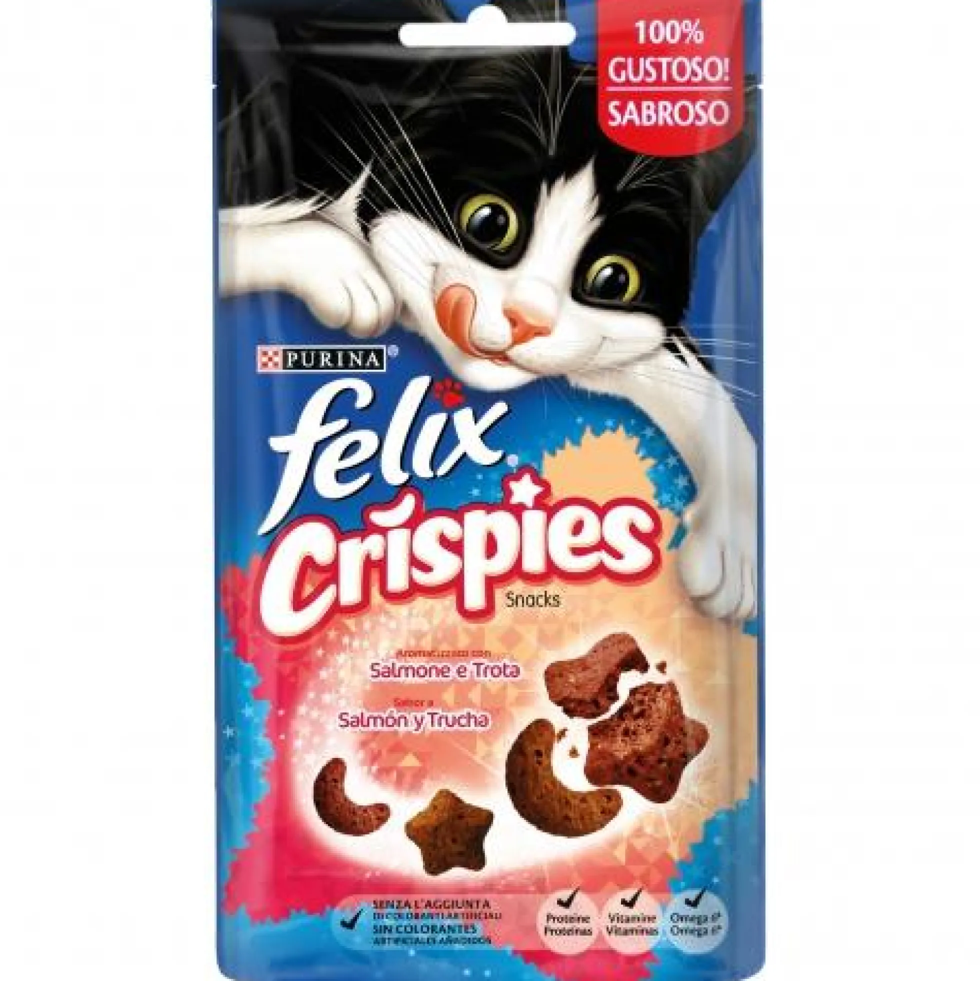 FELIX Crispies Salmón y Trucha 45g