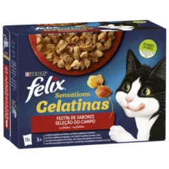 FELIX Sensations Festín de Sabores en Gelatina 12 x 85 g