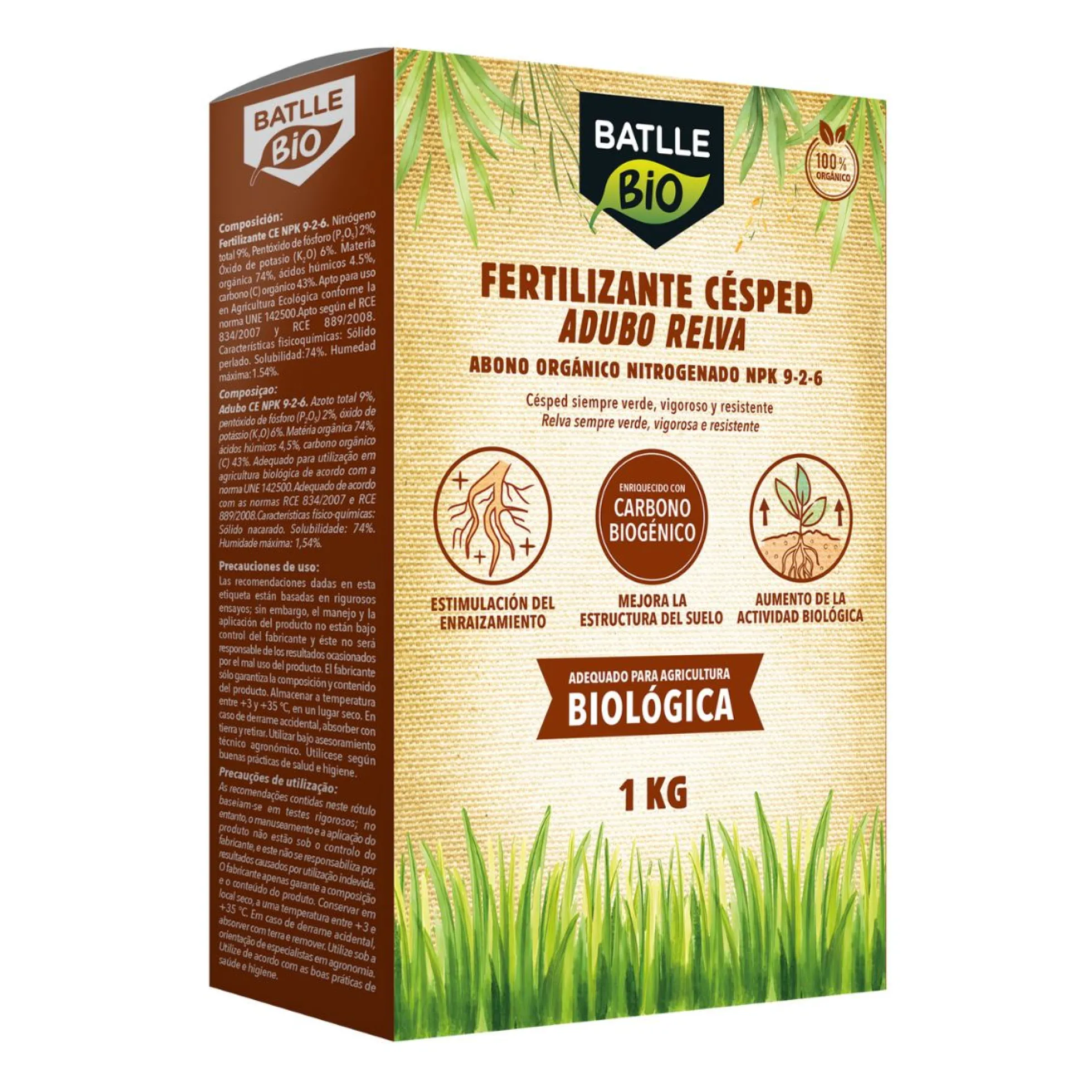 Fertilizante BIO para Cesped Batlle 1 Kg