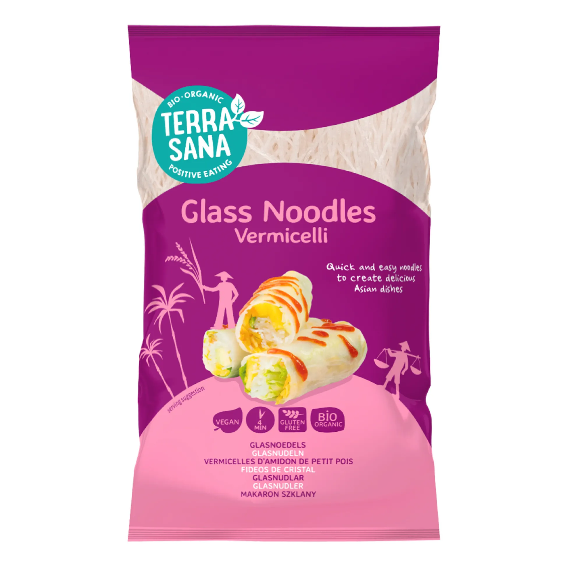 Fideos de cristal vermicelli Terrasana 200 g