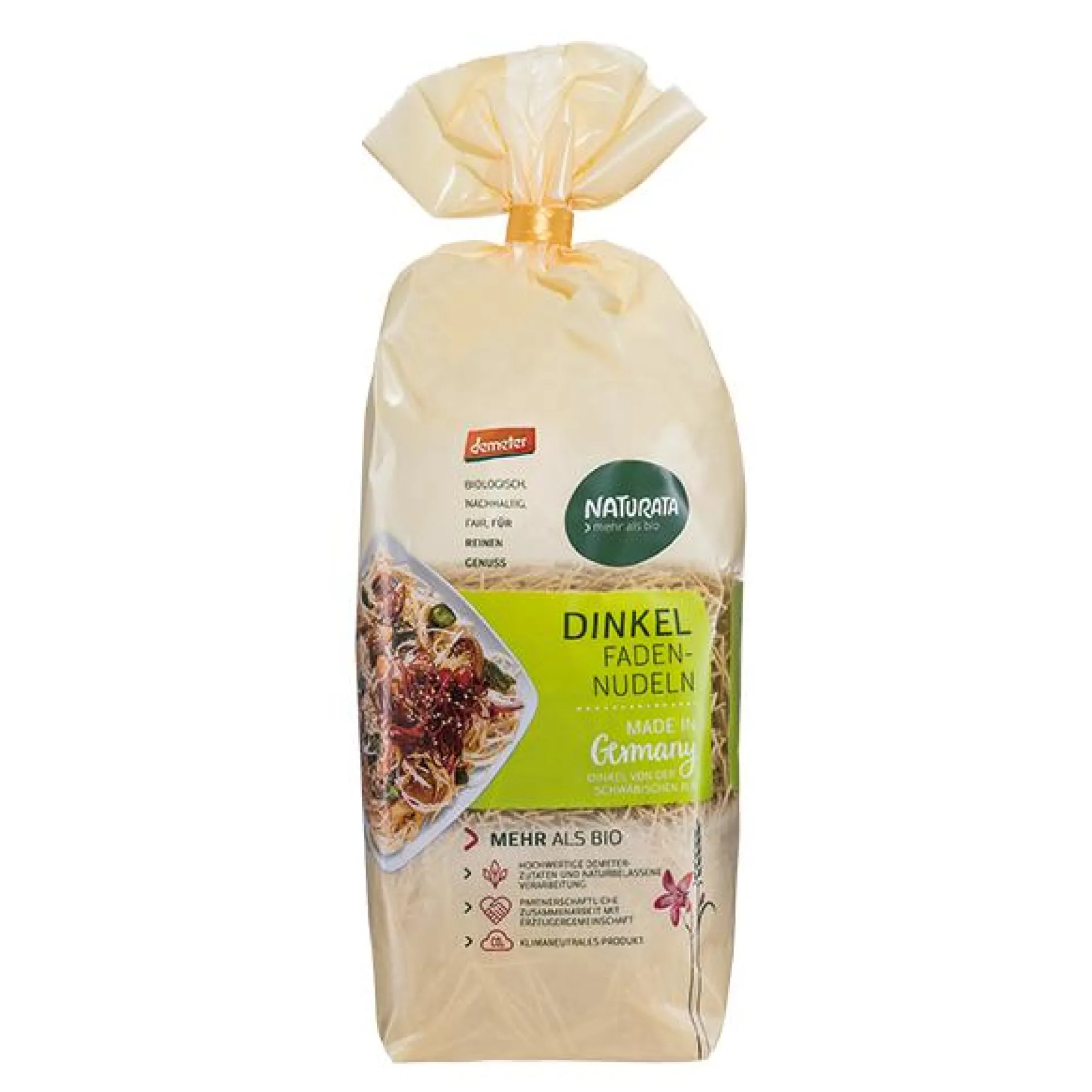 Fideos de Espelta Demeter Naturata 250 g