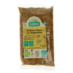 Fideos Finos con Verduras Biográ 250g