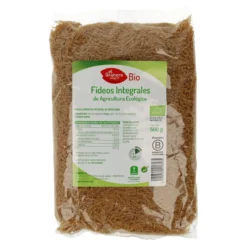 Fideos Finos Integrales de Trigo. El Granero. 500 g