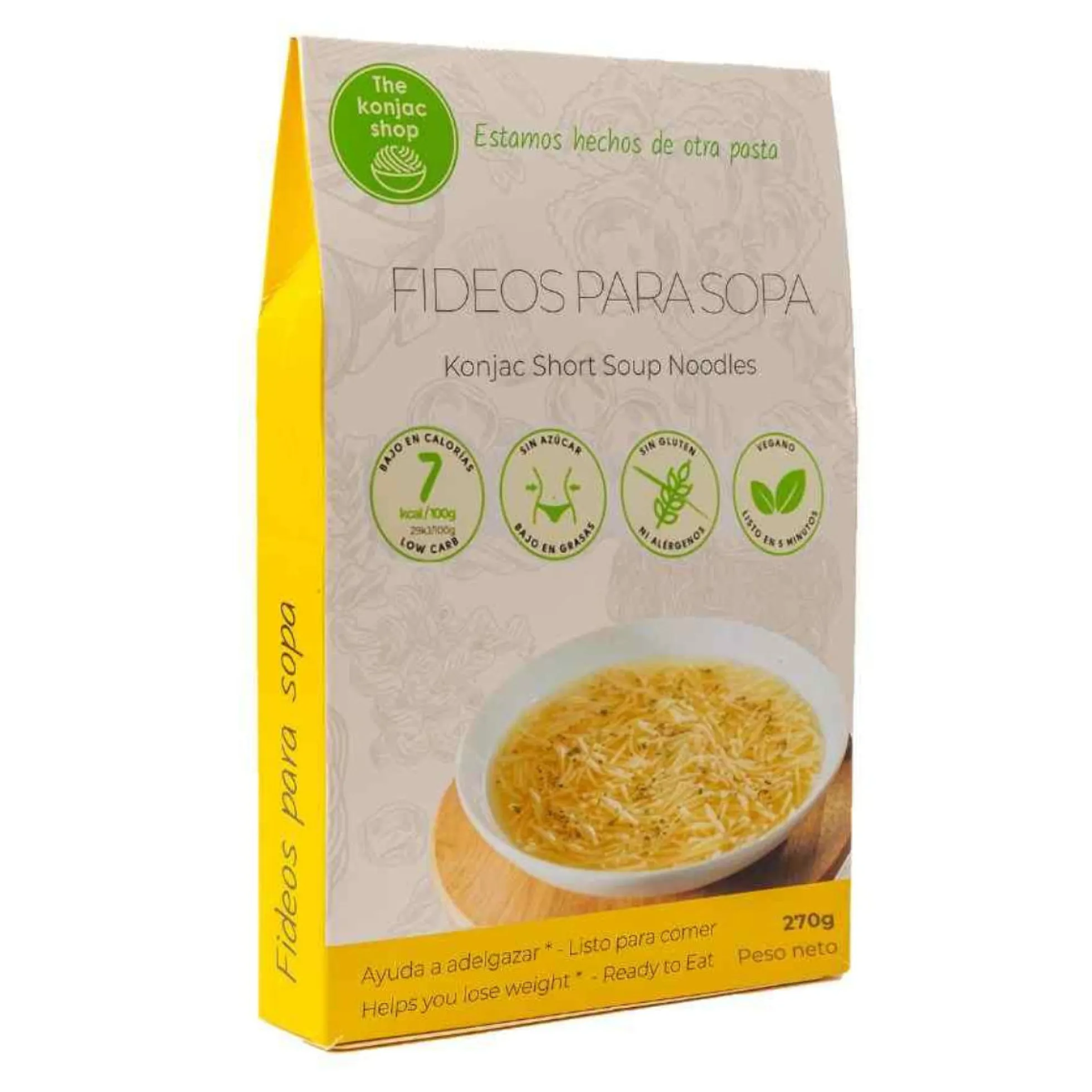 Fideos para sopa The Konjac Shop 270gr