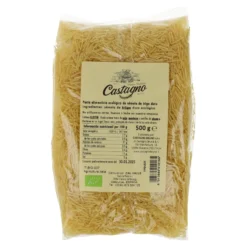 Fideos Trigo Duro (cabello de ángel) ECO Castagno 500 g