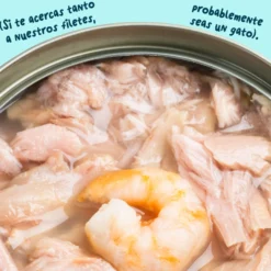Filetes de atún con gambas para gatos Edgard & Cooper 70 g