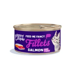 Filetes de salmón y atún para gatos Edgard & Cooper 70 g