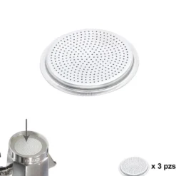 Filtro Cafetera Aluminio Classic / Inducción 2 Tazas (3 Unidades)