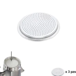 Filtro Cafetera Aluminio Classic / Inducción 6 Tazas (3 Unidades)