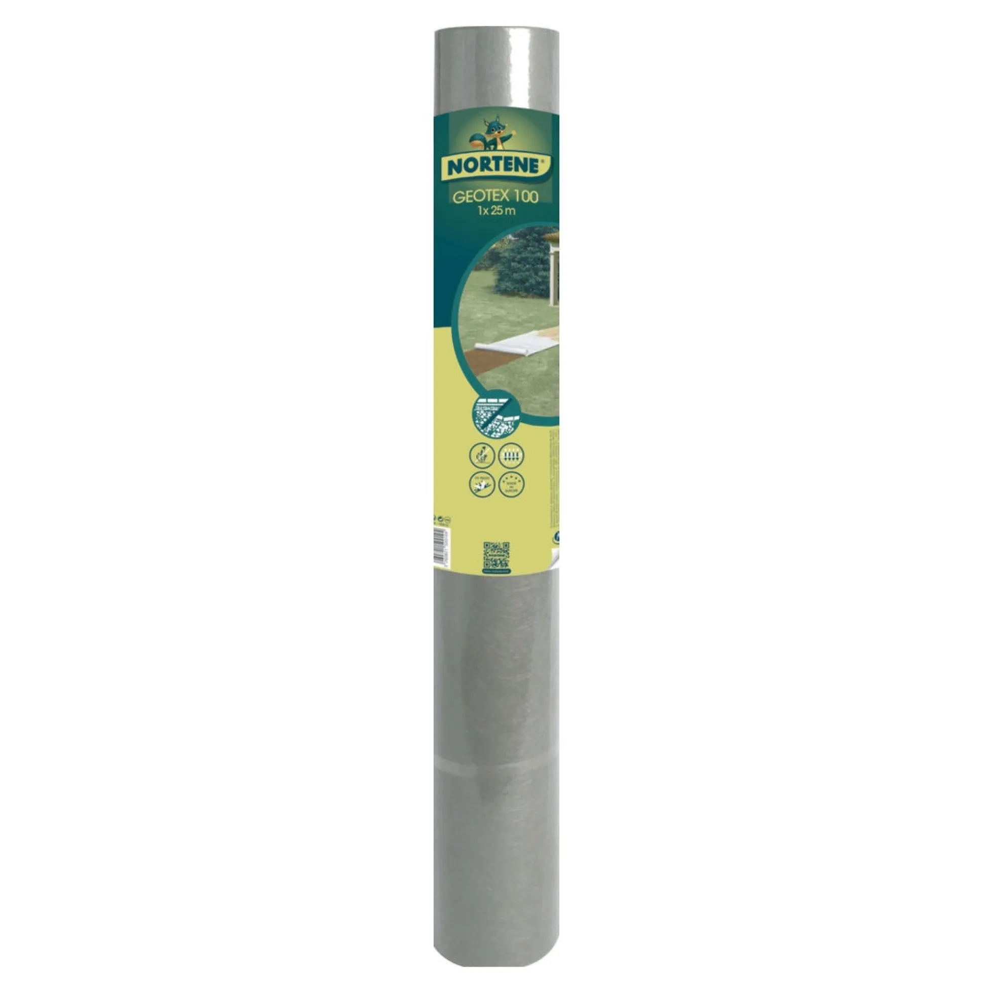 Filtro Drenaje 1x25 M Gris Nortene