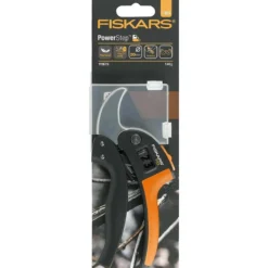 Fiskars Tijeras De Podar Con Yunque Para Madera Seca, Ø De Corte: 2,4 Cm, Longitud: 19 Cm P83 1000575