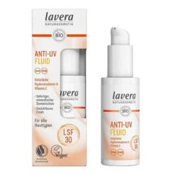 Fluido Solar Facial spf30 glow by nature Lavera 30 ml
