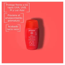 Fluido Toque Seco SPF50 Bee Sun Safe Apivita 50 ml
