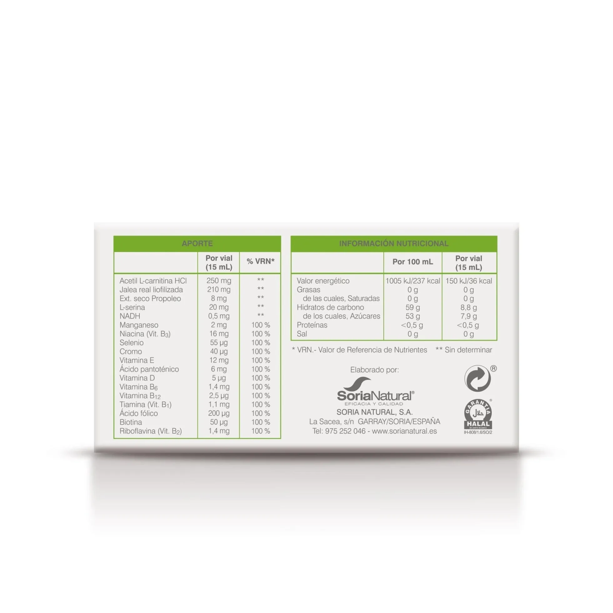 Fost Print Classic Soria Natural 20 viales con 15 ml cada uno.