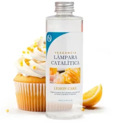 Fragancia Para Lámpara Catalítica Aroma Lemon Cake (500ml) - Elimina Malos Olores, Perfuma Y Limpia El Ambiente