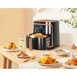 Freidora de aire 1900 W de 7L Aigostar Box ocre