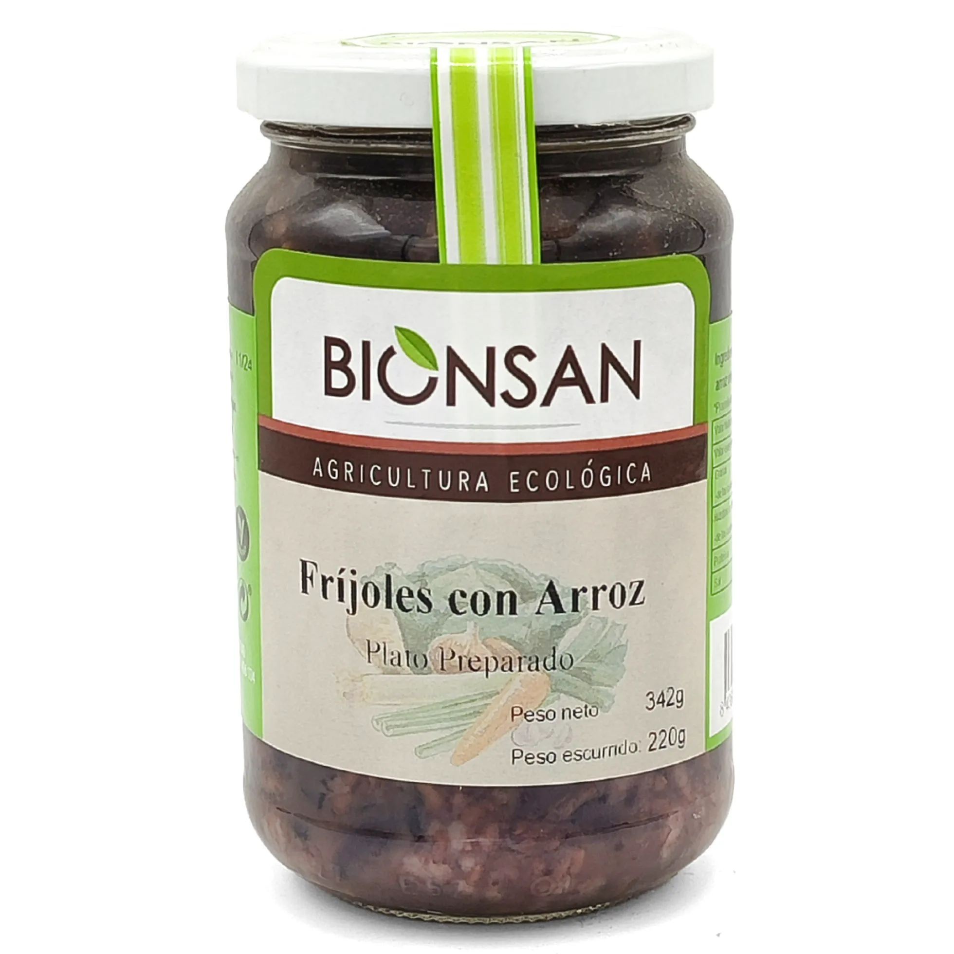 Frijoles Con Arroz Integral Eco Bionsan 370gr