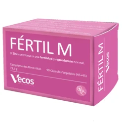 Fértil M Vecos 45+45 Cápsulas | Fertilidad Femenina, Preconcepción Y Regulador Hormonal | Inositol Y Folato