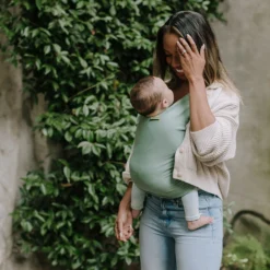 Fular Elástico Portabebé, Boba Wrap Sage Green