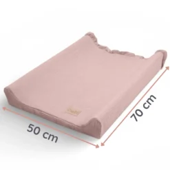 Funda De Cambiador Muselia Algodón 100% Cotton Color Rosa