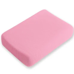 Funda De Colchón Para Cambiador En Algodón Bio Rosa