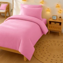 Funda Nórdica De Algodón Bio Rosa