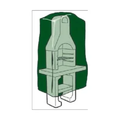 Funda poliéster cubre barbacoas alta