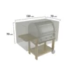 Funda Protectora Barbacoa 70x130x70 Cm Nortene