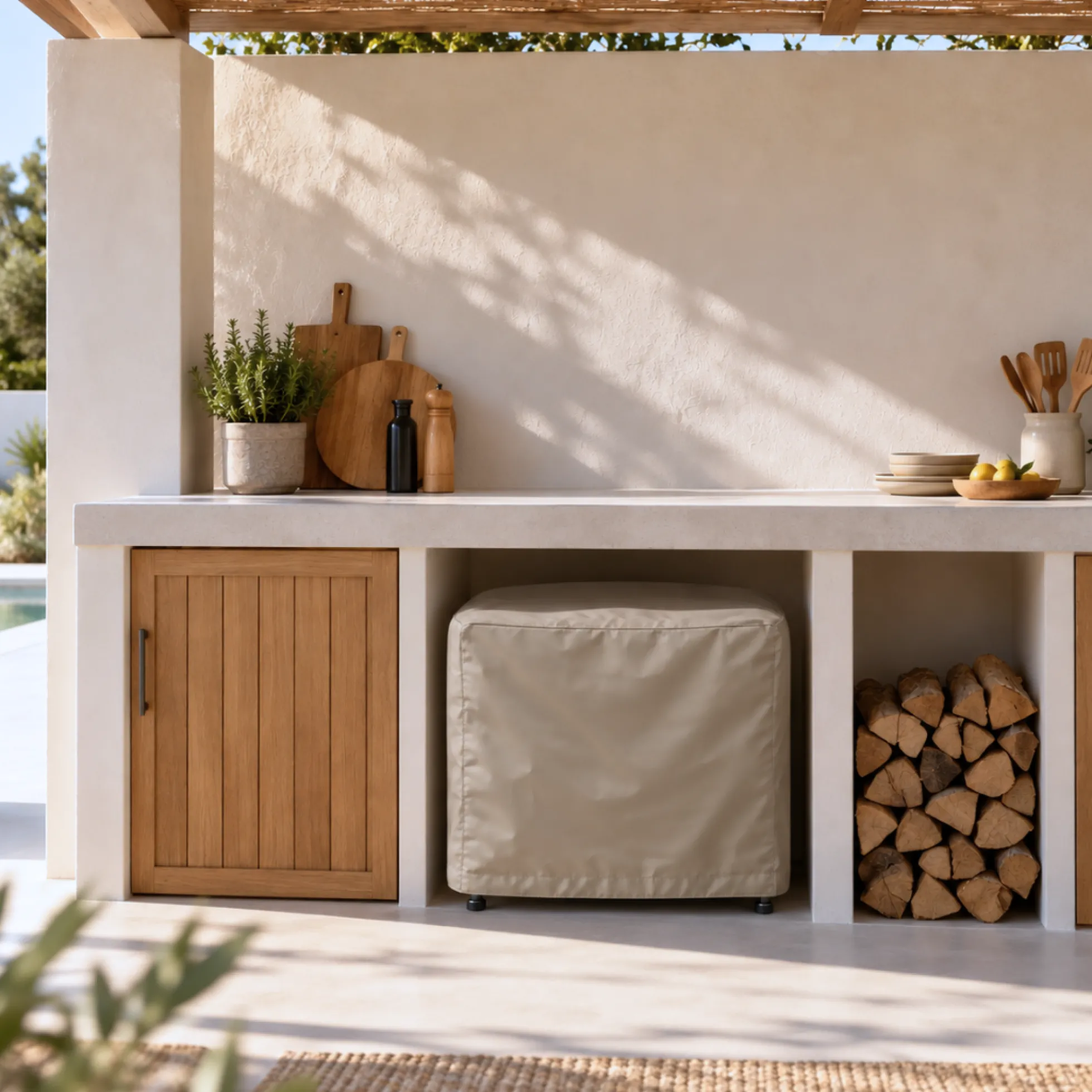 Funda Protectora Barbacoa 70x70x60 Cm Nortene
