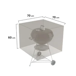 Funda Protectora Barbacoa 70x70x60 Cm Nortene