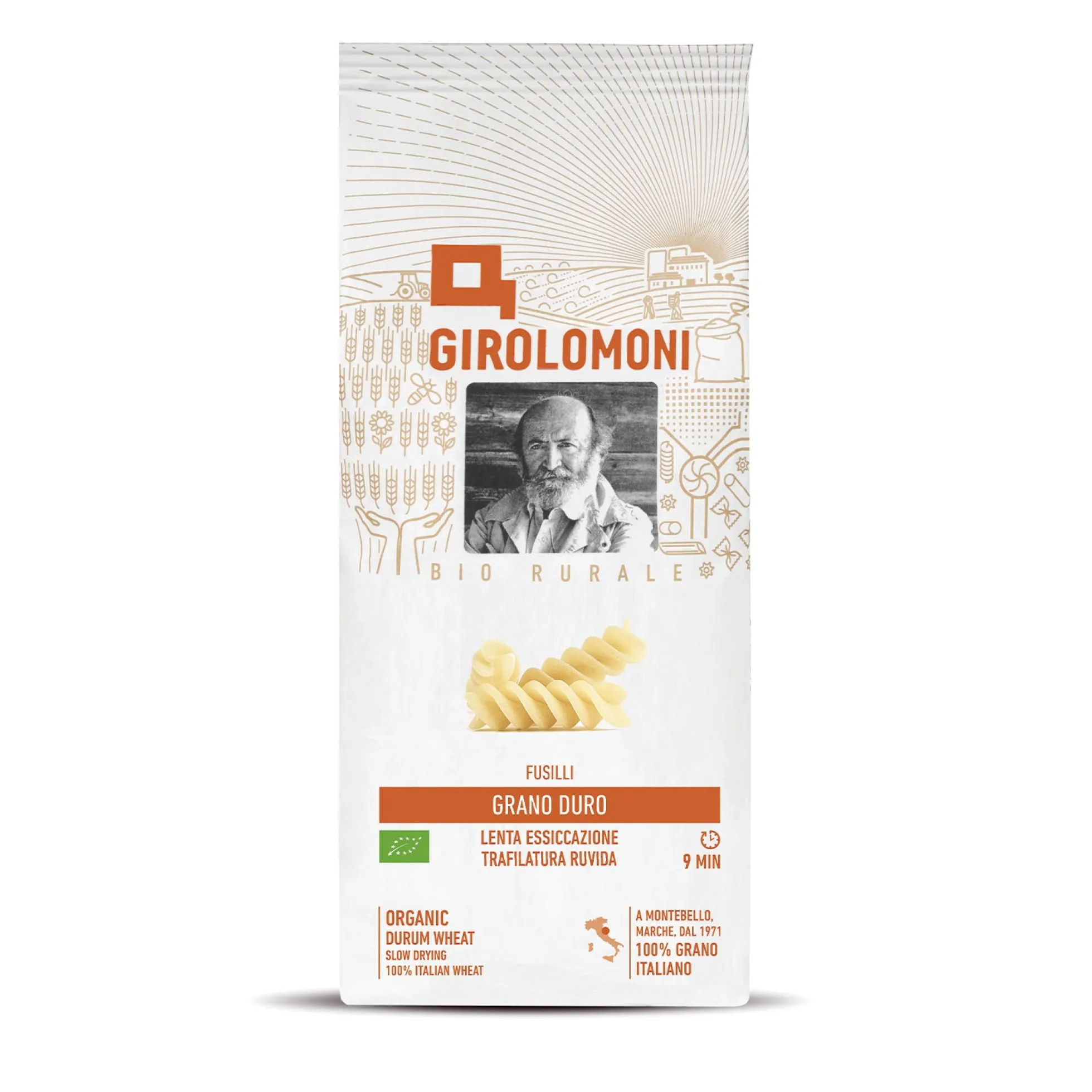 Fusilli de trigo bio Girolomoni 500g