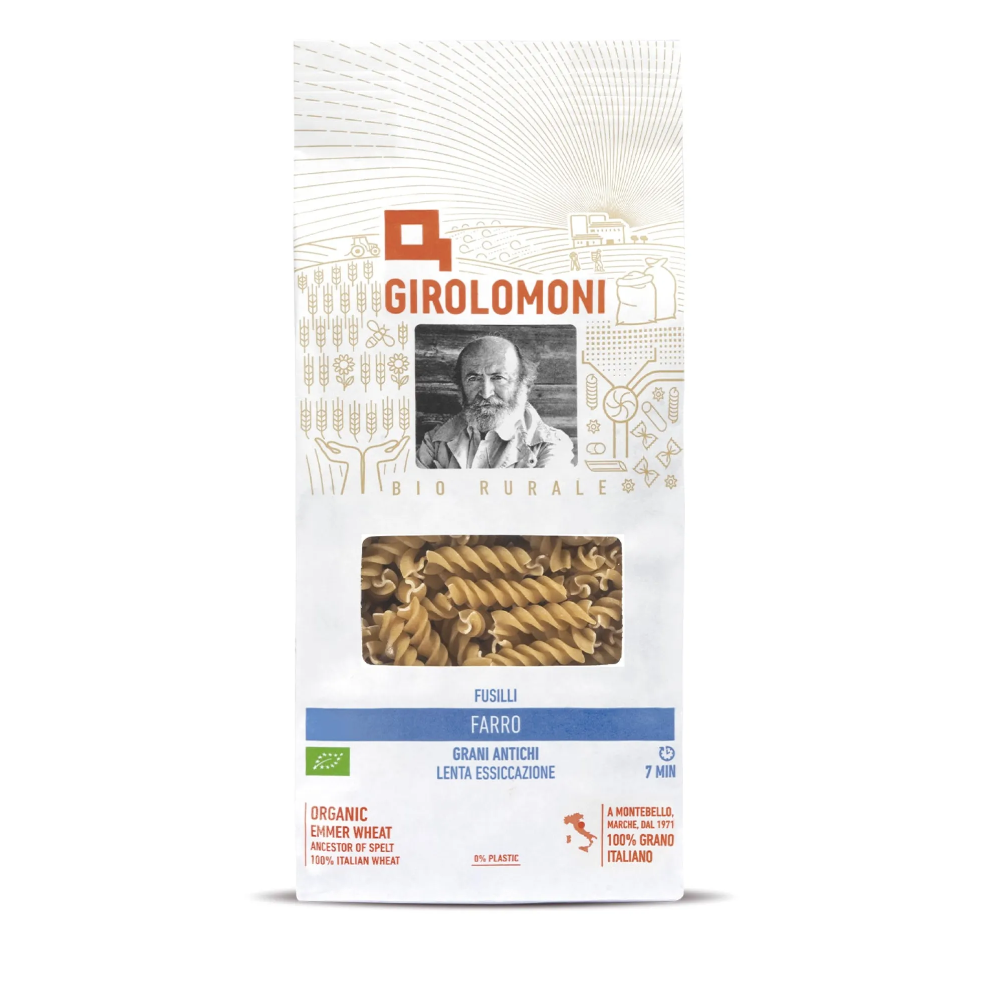 Fusilli espelta bio Girolomoni 500g