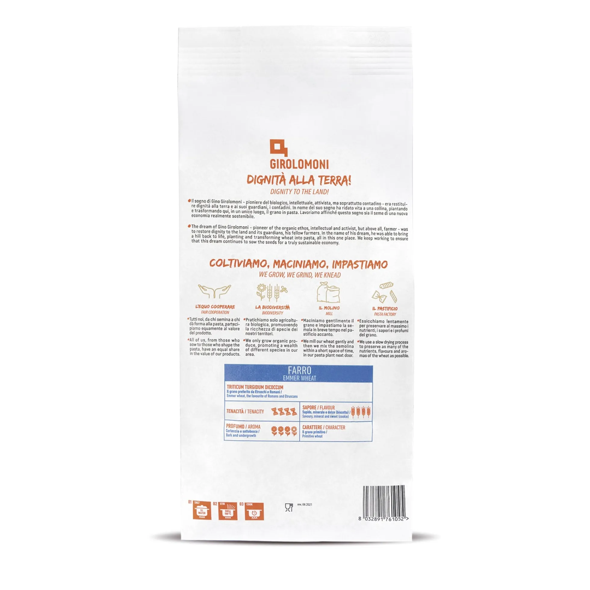 Fusilli espelta bio Girolomoni 500g
