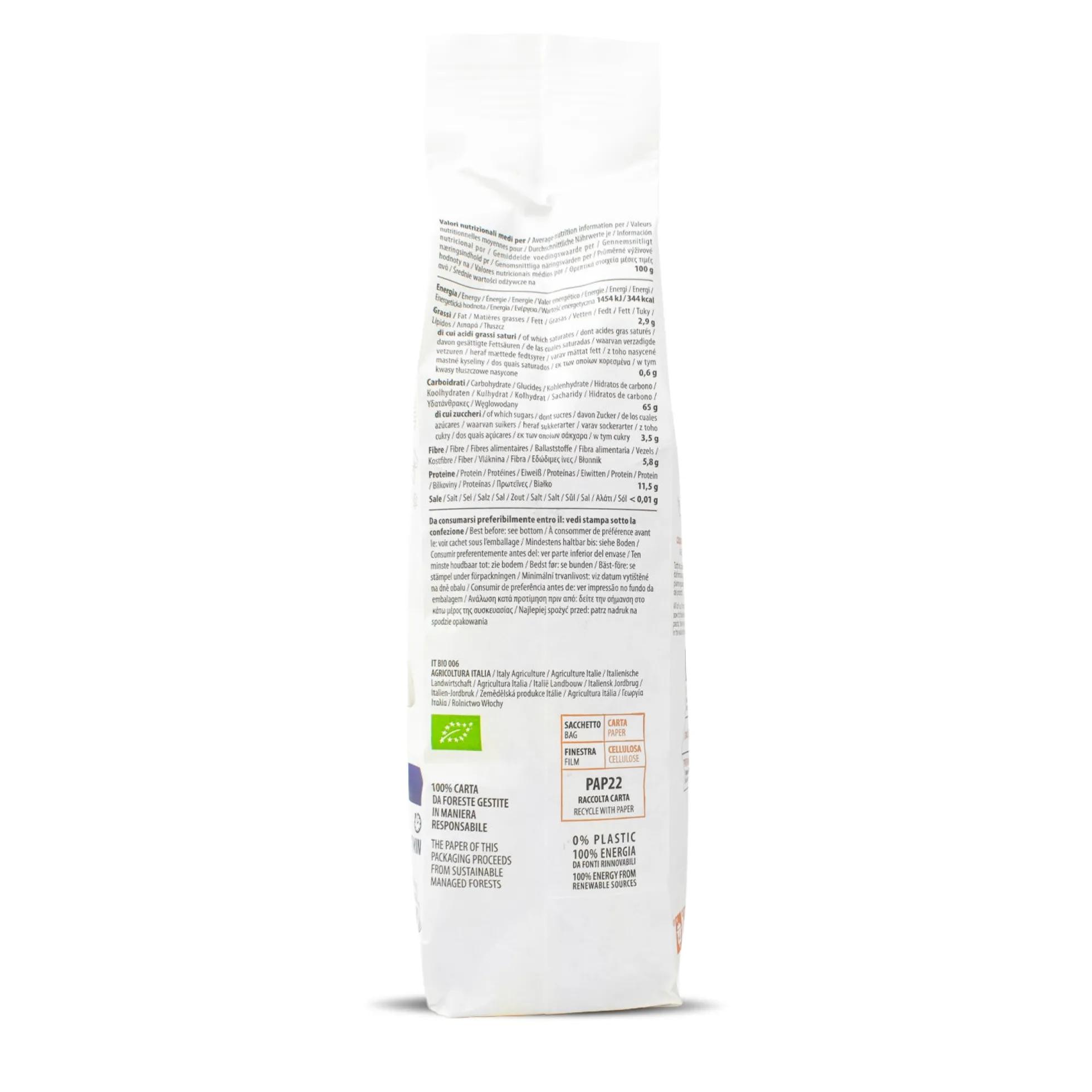 Fusilli espelta integral bio Girolomoni 500g