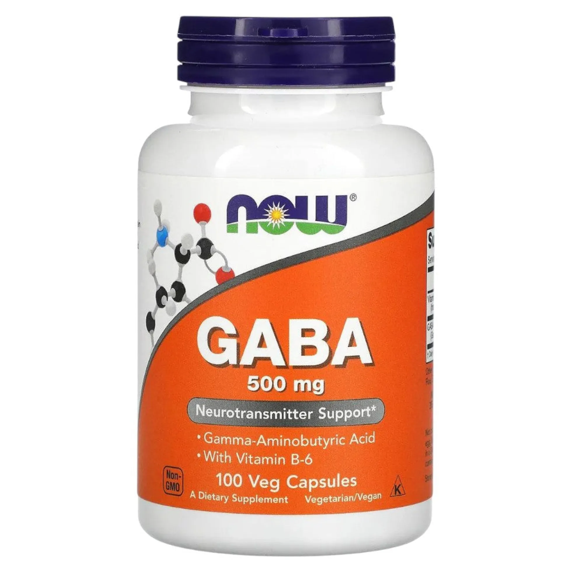 Gaba With Vitamin B6 500 Mg 100 Caps
