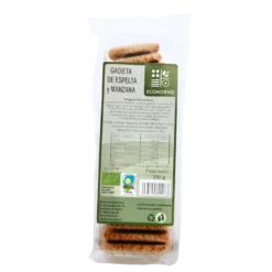 Gadieta ecológica de espelta y manzana 190 g