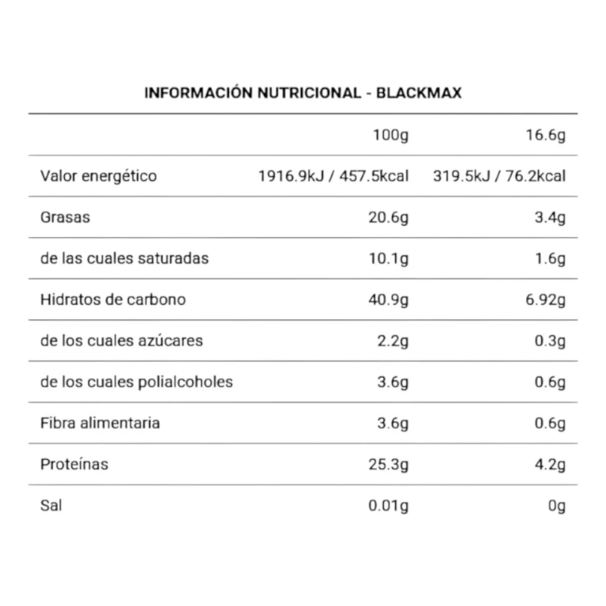 Galletas Black Max 100 Gr