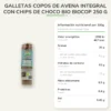 Galletas Copos de Avena Integral con Chips de Choco BIO Biocop 250 g