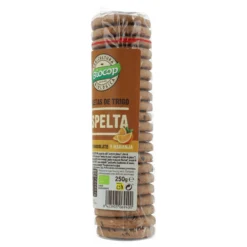 Galletas de Espelta con Chips de Chocolate y Naranja Bio Biocop 250 g