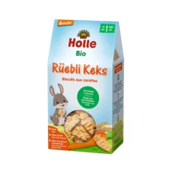 Galletas de zanahorias y espelta Demeter a partir 1 año Holle 125g