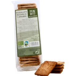 Galletas ecológicas de espelta con jengibre 190 g