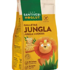 Galletas Infantiles Jungla sin gluten Santiveri 100 g