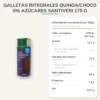 Galletas Integrales Quinoa/Choco 0% azúcares Santiveri 175 g