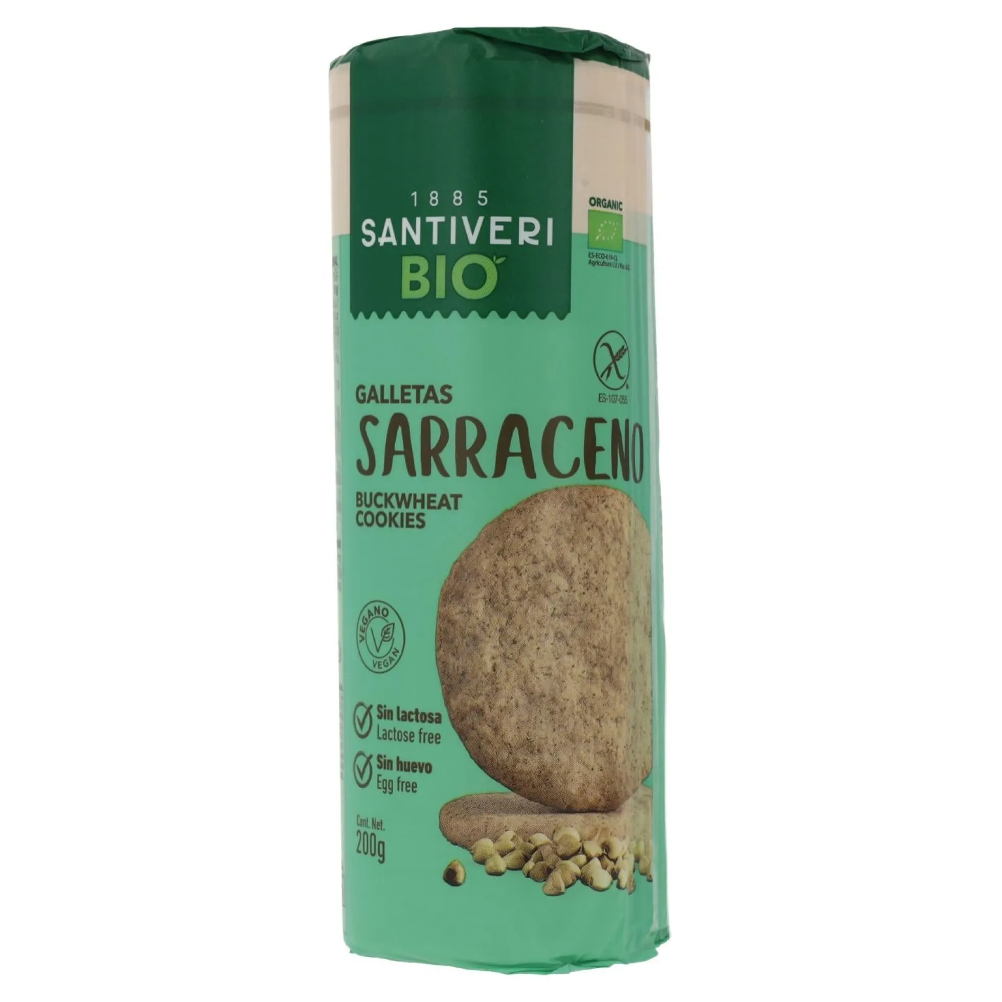 Galletas Integrales Sarraceno Bio Santiveri 200g
