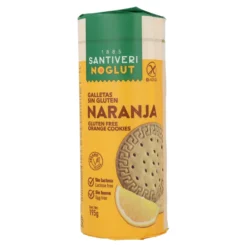 Galletas sabor Naranja Sin Gluten Santiveri Noglut 195 g